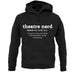 Theatre Nerd Definition Unisex Hoodie