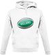 Irish Flag Rugby Ball Unisex Hoodie