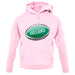 Irish Flag Rugby Ball Unisex Hoodie