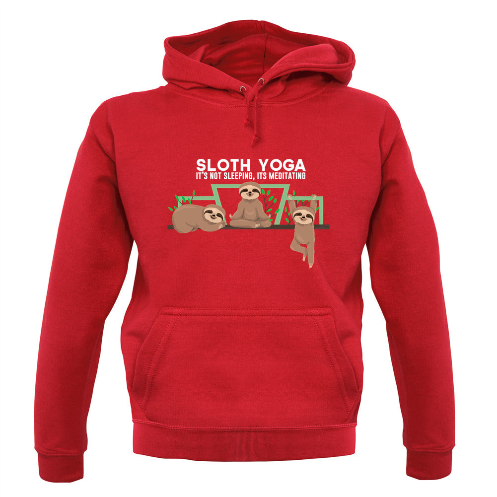 Sloth Yoga Unisex Hoodie