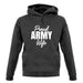 Proud Army Wife Unisex Hoodie