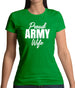 Proud Army Wife Womens T-Shirt