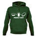 Perfect Day, Pie, Beer And Rugby Unisex Hoodie