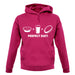 Perfect Day, Pie, Beer And Rugby Unisex Hoodie