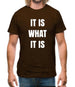 It Is What It Is Mens T-Shirt