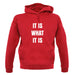 It Is What It Is Unisex Hoodie