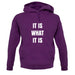 It Is What It Is Unisex Hoodie