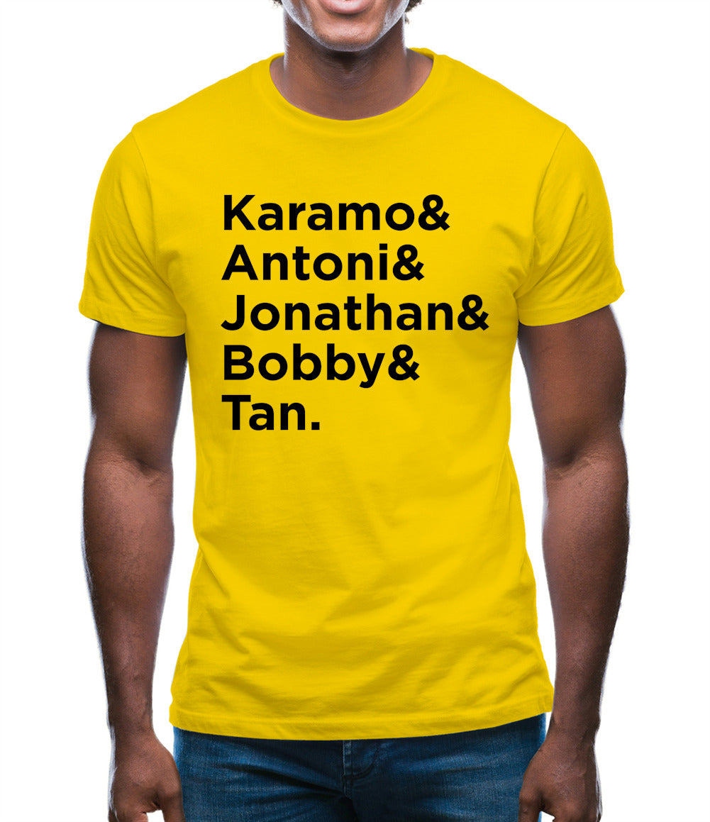 Queer Eye Name List Mens T-Shirt