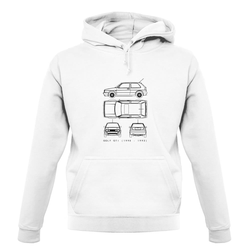 4 View Golf Gti Mk2 unisex hoodie