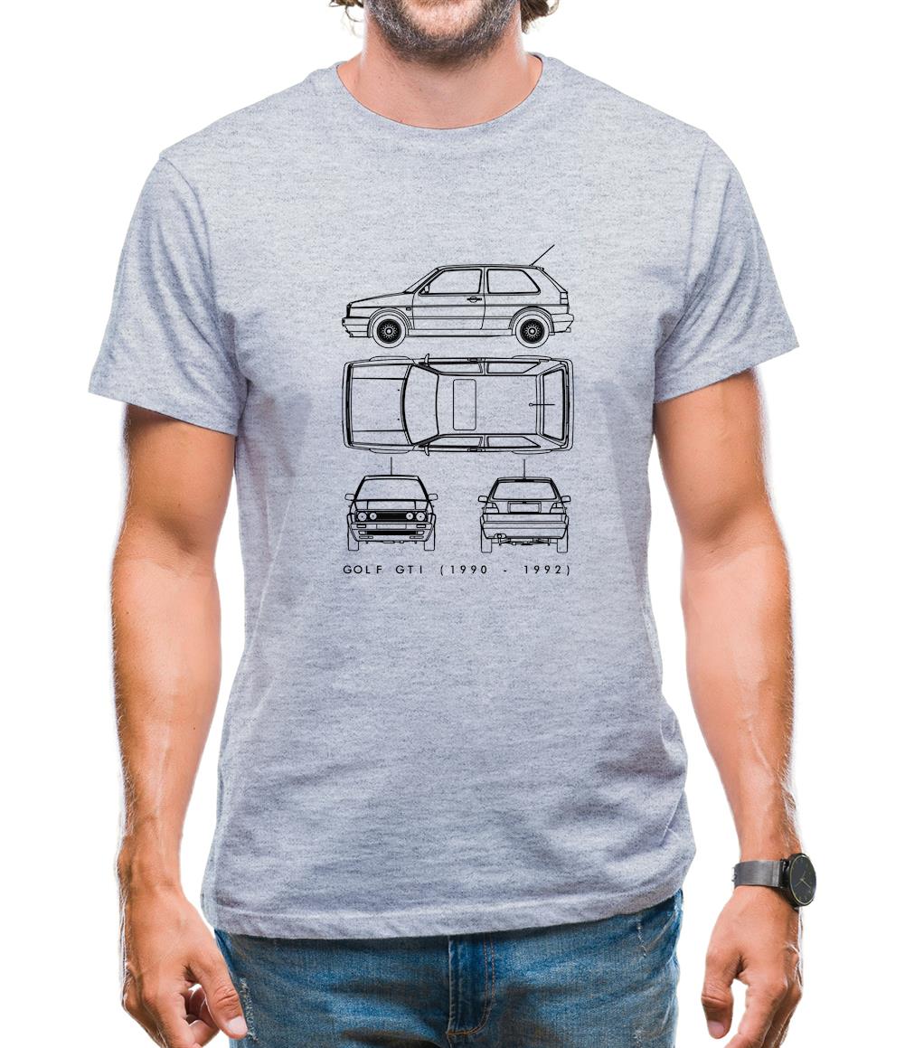 4 View Golf Gti Mk2 Mens T-Shirt