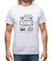 4 View Golf Gti Mk2 Mens T-Shirt