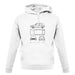 4 View Golf Mk1 unisex hoodie