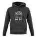 4 View Golf Mk1 unisex hoodie