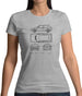 4 View Golf Mk2 Womens T-Shirt