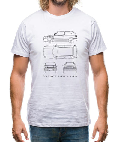 4 View Golf Mk3 Mens T-Shirt