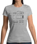 Blue Print 911 T 964 Womens T-Shirt