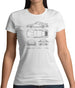 Blue Print 911 T 964 Womens T-Shirt