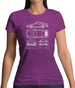 Blue Print 911 T 964 Womens T-Shirt