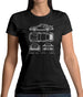 Blue Print 911 T 964 Womens T-Shirt