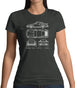 Blue Print 911 T 964 Womens T-Shirt