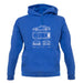 Blue Print 911 T 964 unisex hoodie