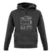 Blue Print 911 T 996 unisex hoodie