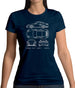 Blue Print 911 T 996 Womens T-Shirt