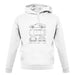 Blue Print 911 T 997 unisex hoodie