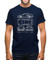 Blue Print 911 T 997 Mens T-Shirt