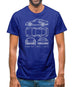 Blue Print 911 T 997 Mens T-Shirt