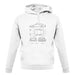 Blue Print 959 unisex hoodie