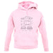 Blue Print 959 unisex hoodie