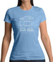 Blue Print 959 Womens T-Shirt