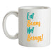 Eat Beans Not Beings Ceramic Mug