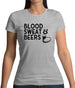 Blood Sweat And Beers Womens T-Shirt