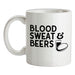 Blood Sweat And Beers Ceramic Mug