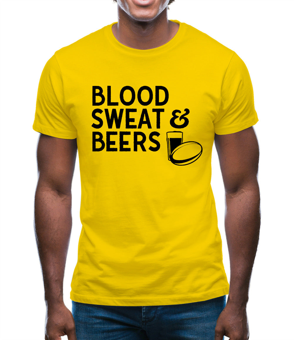 Blood Sweat And Beers Mens T-Shirt