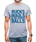 Ruck, Mauls And Odd Shaped Balls Mens T-Shirt