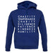 7 Catholic Virtues unisex hoodie