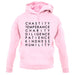 7 Catholic Virtues unisex hoodie