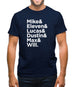 Mike, Eleven, Lucas, Dustin, Max, Will Mens T-Shirt