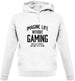 Imagine Life Without Gaming Unisex Hoodie