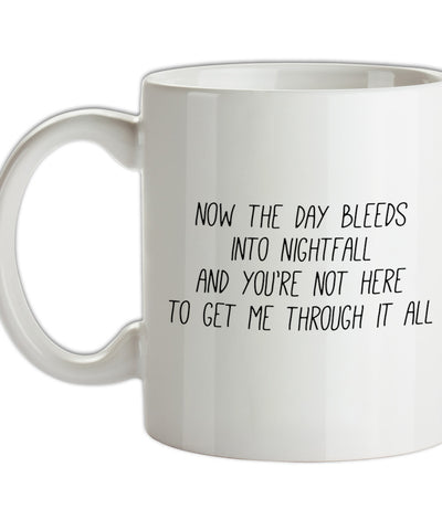 The Day Bleeds Into Nightfall Ceramic Mug