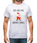8 Bit Santa Pixel Mens T-Shirt