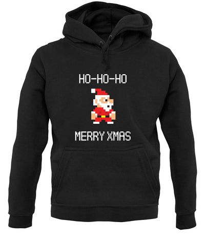 8 Bit Santa Pixel unisex hoodie