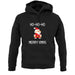 8 Bit Santa Pixel unisex hoodie