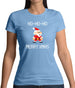 8 Bit Santa Pixel Womens T-Shirt