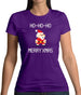 8 Bit Santa Pixel Womens T-Shirt
