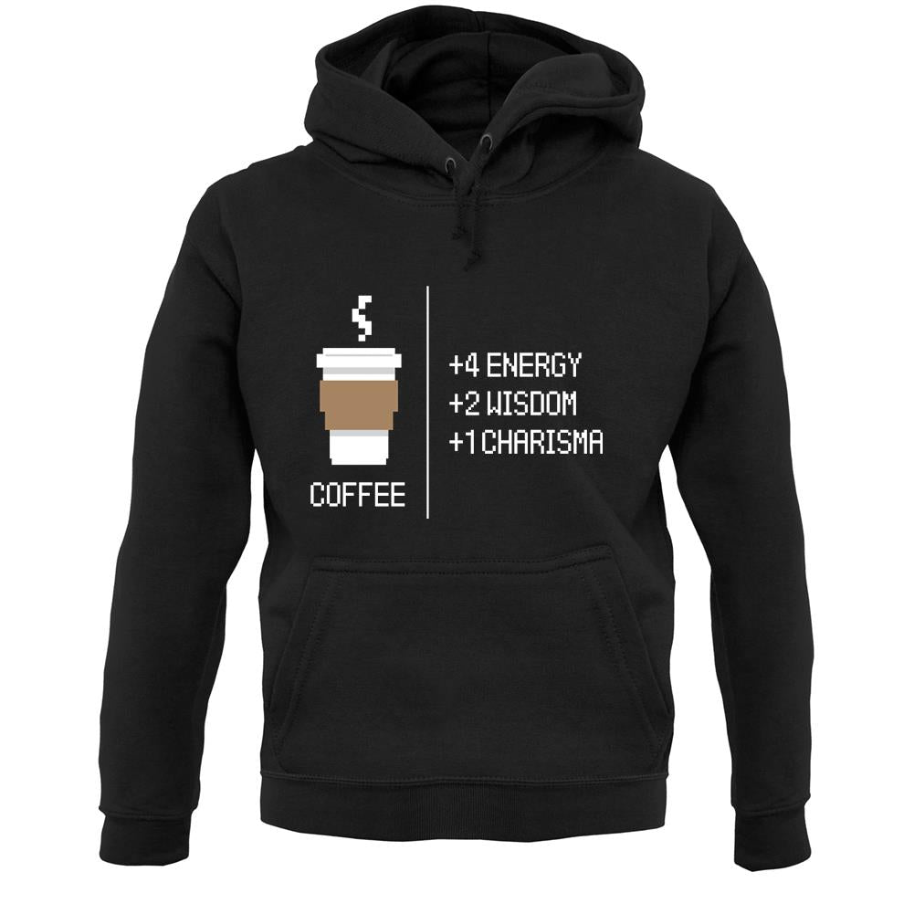 8 Bit Coffee Unisex Hoodie