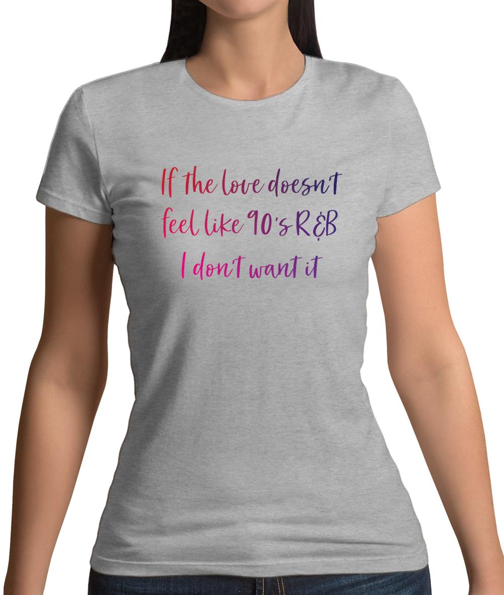 90's R&B Music Womens T-Shirt